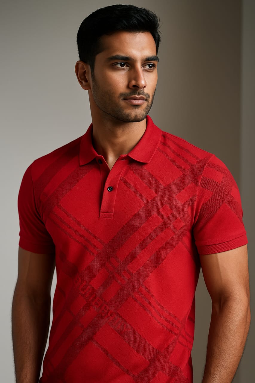 Red Elegance Polo t-shirts