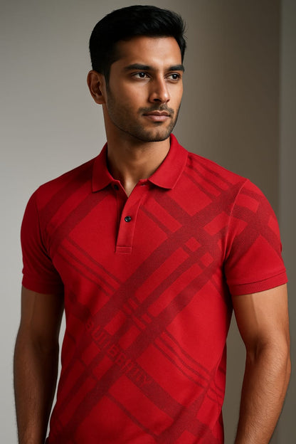 Red Elegance Polo t-shirts